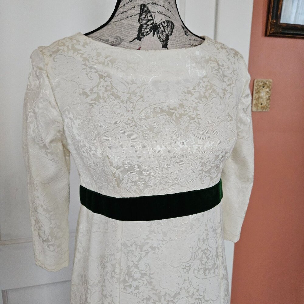 Vintage 60's Bespoke Holiday Party/ Informal Wedding Dress. S-2